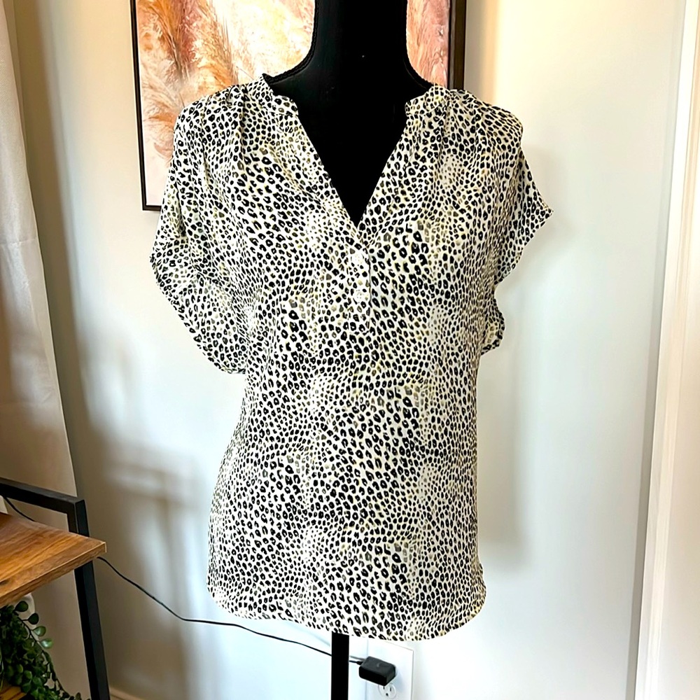 Banana Republic animal print top